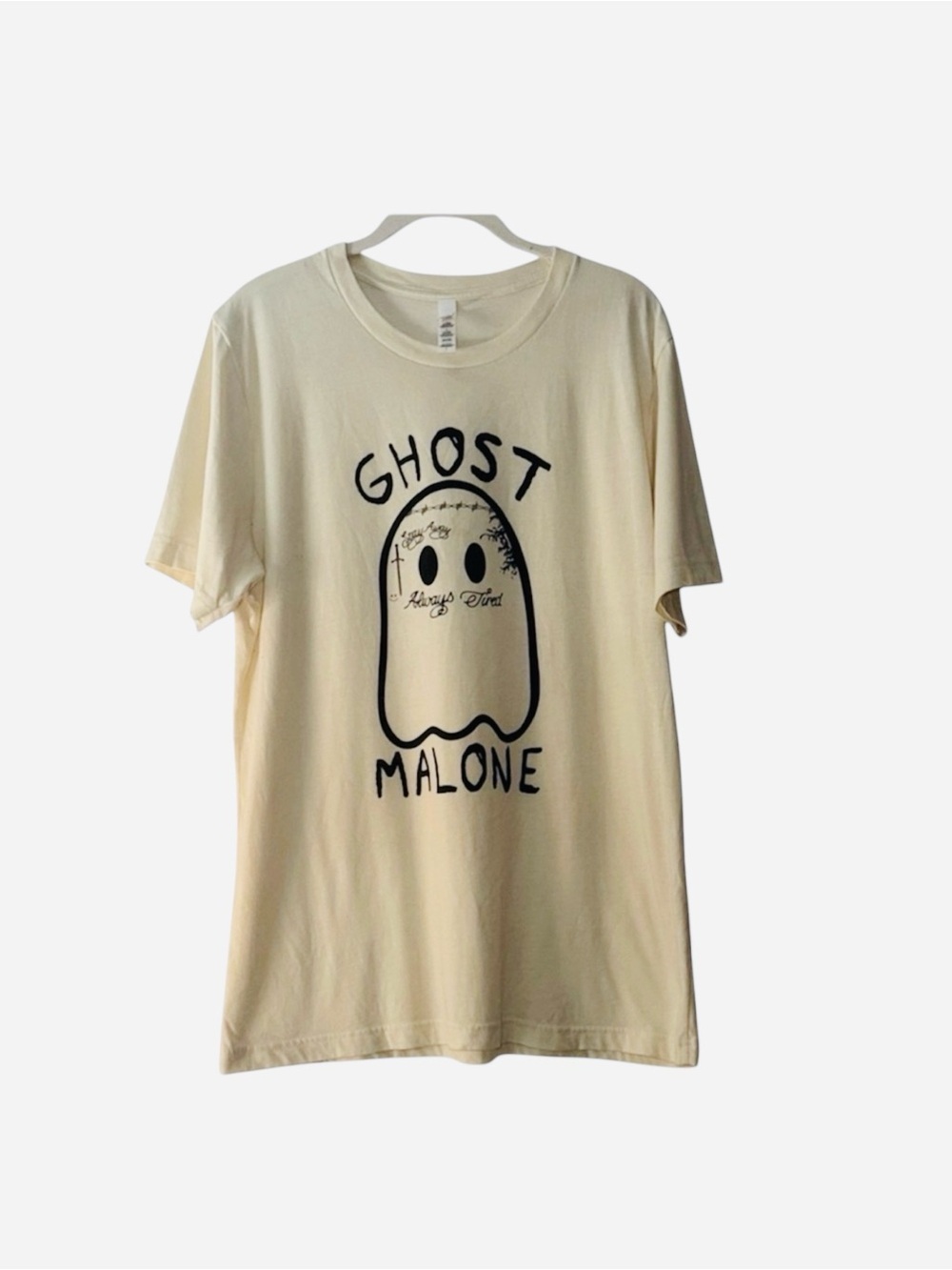 Ghost Malone Halloween Shirt, Comfort Colors Shirt Size L